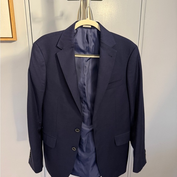 Joseph Abboud Navy Men's Blazer - Soft Expression Slim Fit - Picture 7 of 11